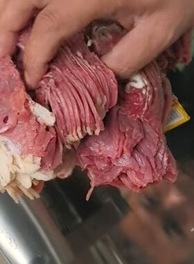 小型切肉片机商用切鲜牛羊肉片鲜鱼片机切涮羊肉片机家用切肉片机