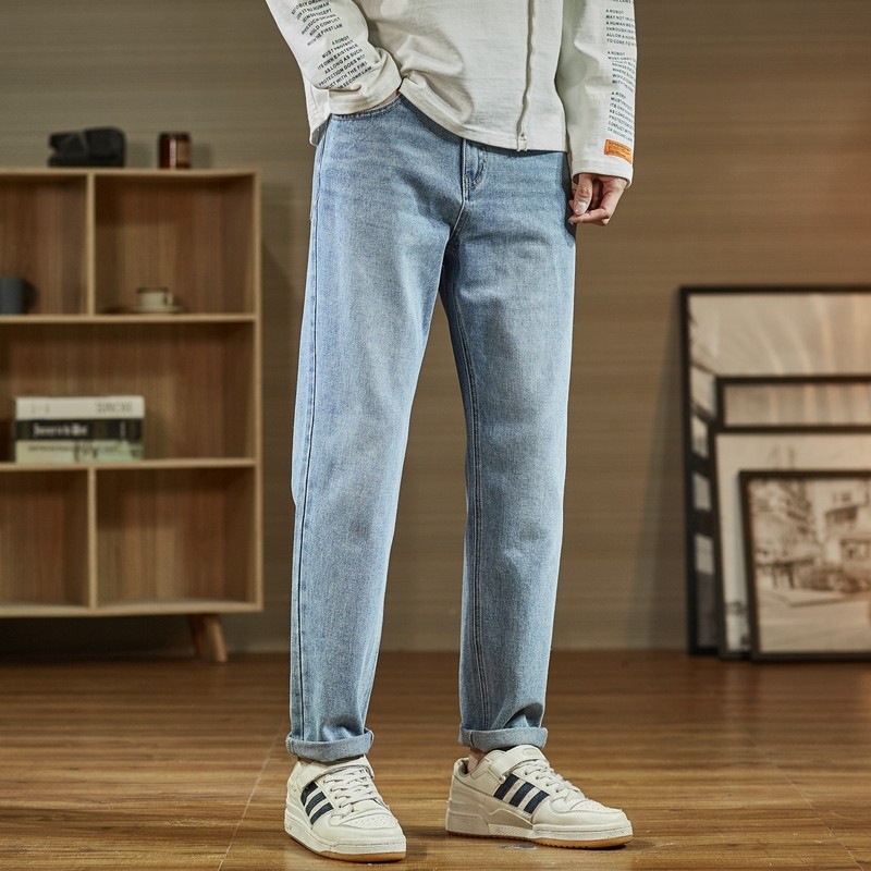 唐狮2021秋装新款男士韩版潮牛仔裤 唐狮天悦牛仔裤