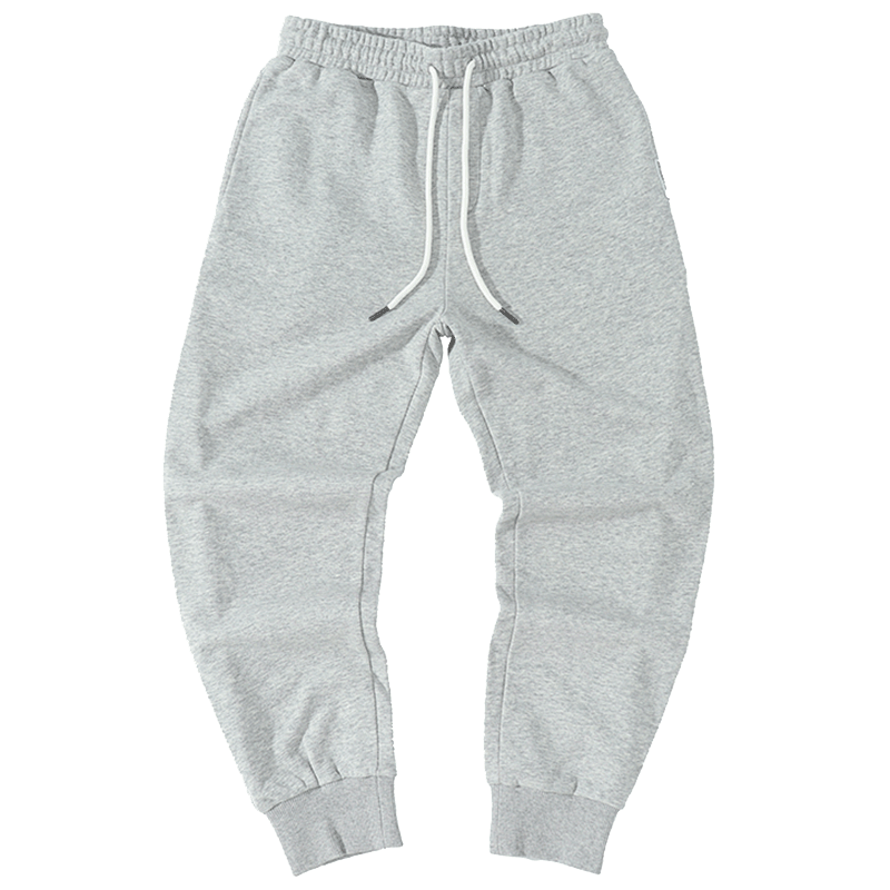 唐狮新款男士宽松束脚薄款灰色卫裤 唐狮天悦休闲裤