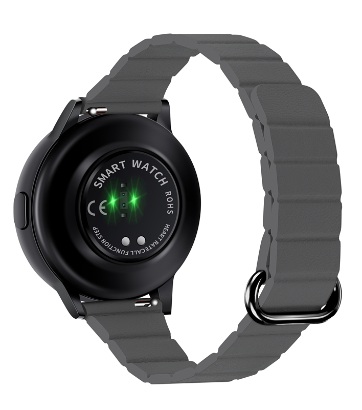 适用三星GalaxyWatch3/4Classi Active2智能手表磁吸环扣皮质表带 - 图3