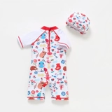 Детский купальник, пляжный милый комбинезон, солнцезащитный крем, 1-3 лет, новая коллекция