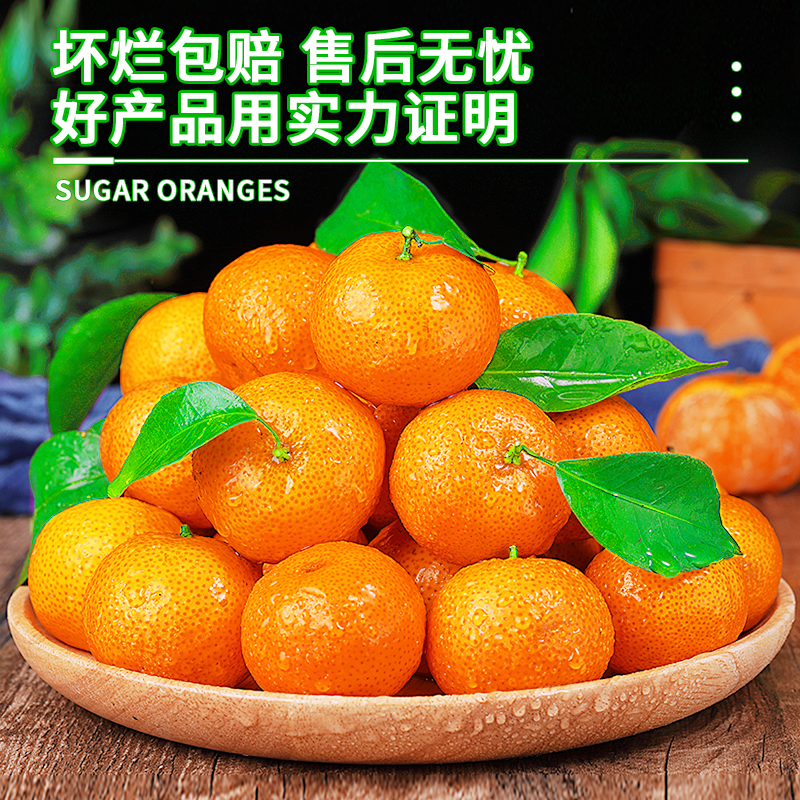 正宗金秋砂糖橘精品小桔子新鲜水果当季现摘薄皮无籽柑橘蜜桔包邮