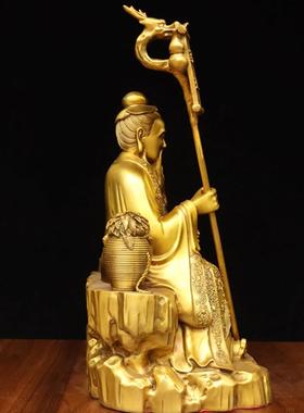 纯铜五大名医摆件扁鹊医圣张仲景华佗药王孙思邈李时珍中医铜像