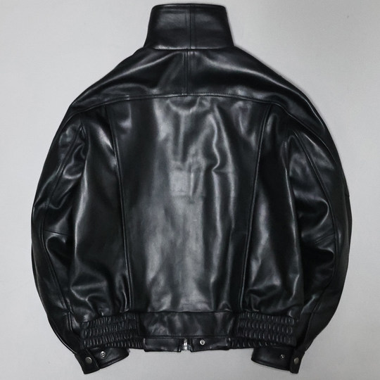 Top layer sheep leather jacket for men and women