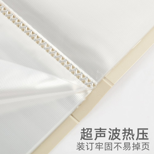 4K文件夹加大大容量资料册电影工程海报收藏册4开透明插页袋A2画册儿童美术画纸保存收集册可放素描纸的画袋 - 图2