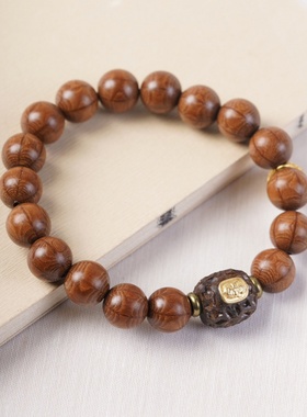 六道木佛念珠单圈手串老料复古文