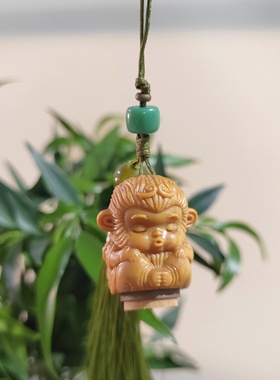 嘟嘴猴香囊流苏手机链