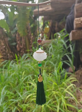 夜光荧石莲花香囊手机吊坠包包挂