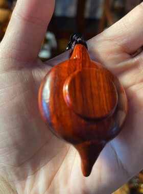 紫檀木把把壶手把件随身盘玩