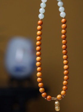 佘太翠手串女绕指柔念珠新中式檀