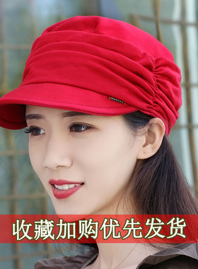 显脸小平顶帽时尚风大头围