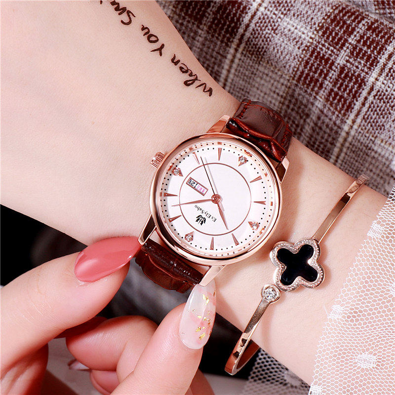 es elysabo新款正品女学生女士手表 eselysabo国产腕表