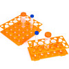 10ml/15ml/50ml plastic centrifugal tube rack double-layer multi-purpose test tube rack hole diameter 30mm/18mm blood collection tube rack removable laboratory consumables