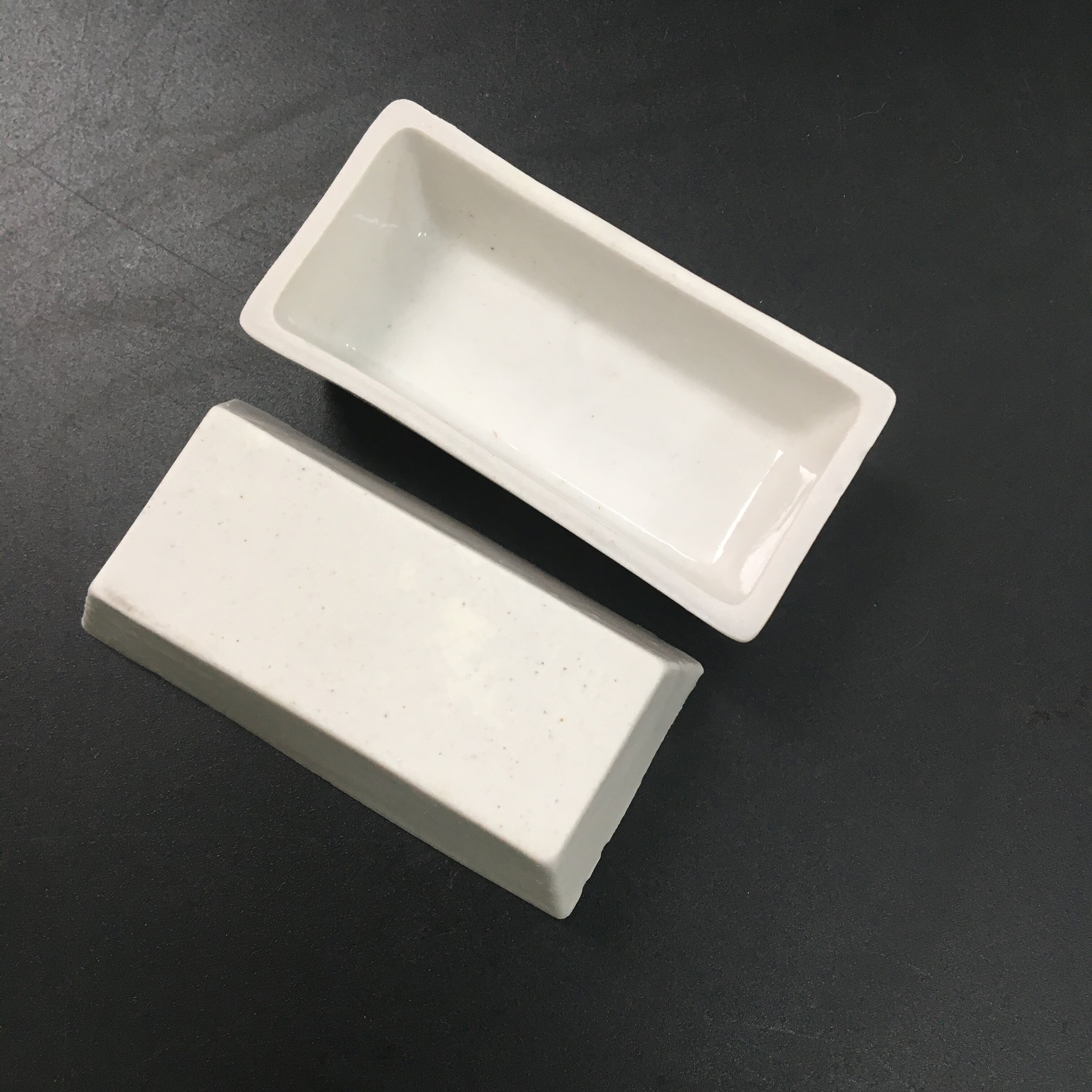 瓷方舟60*30mm长方舟燃烧舟灰皿实验室耐高温陶瓷长方船方型瓷舟_虎窝淘