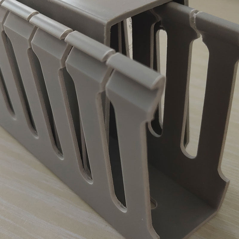 高品质灰色PVC线槽配电柜走线槽阻燃开口U型行线槽明装塑料线槽,淘宝优惠券,粉丝福利购,淘宝优惠卷