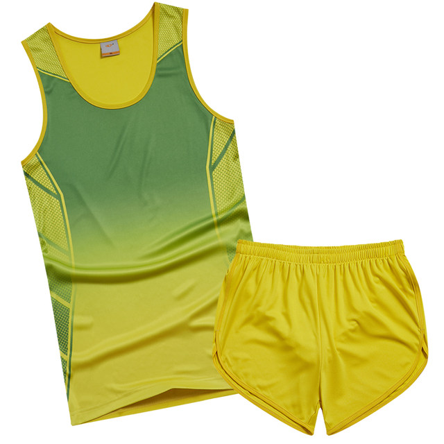 Professional men's and women's training vest track and field sportswear suit