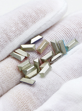 东洲水晶7*3mm小长条尖底钻优质轻奢玻璃美甲钻指甲饰品装饰补钻