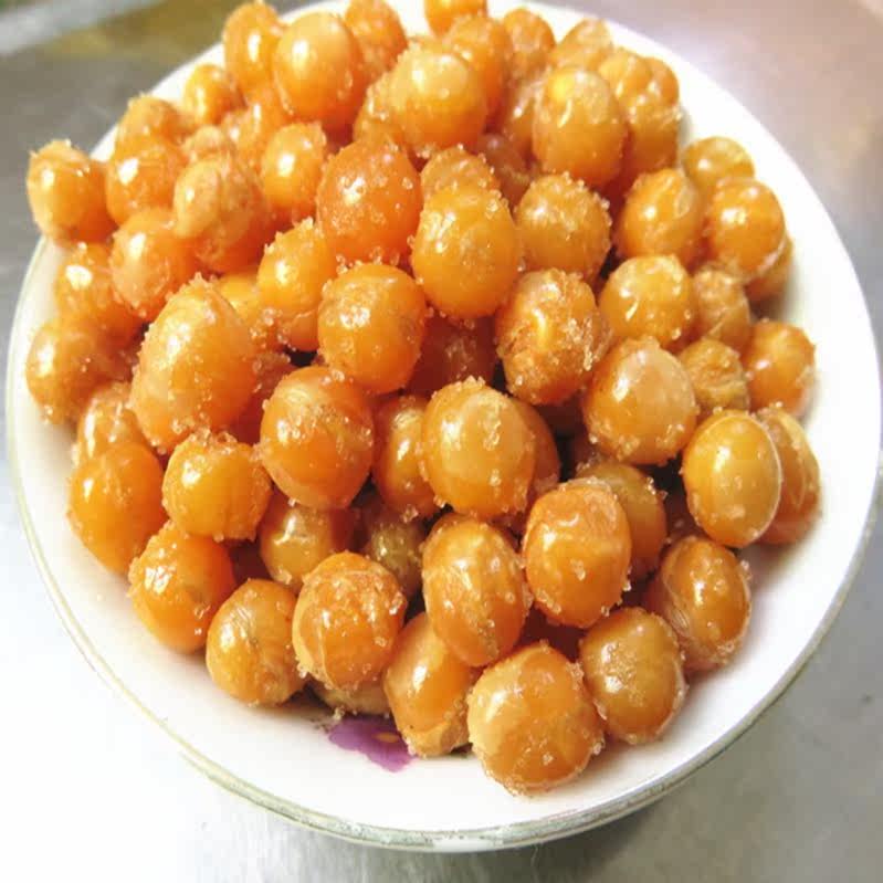 黄金豆5斤装牛肉味油炸豌豆粒黄豆 胡杨小栈豆类制品
