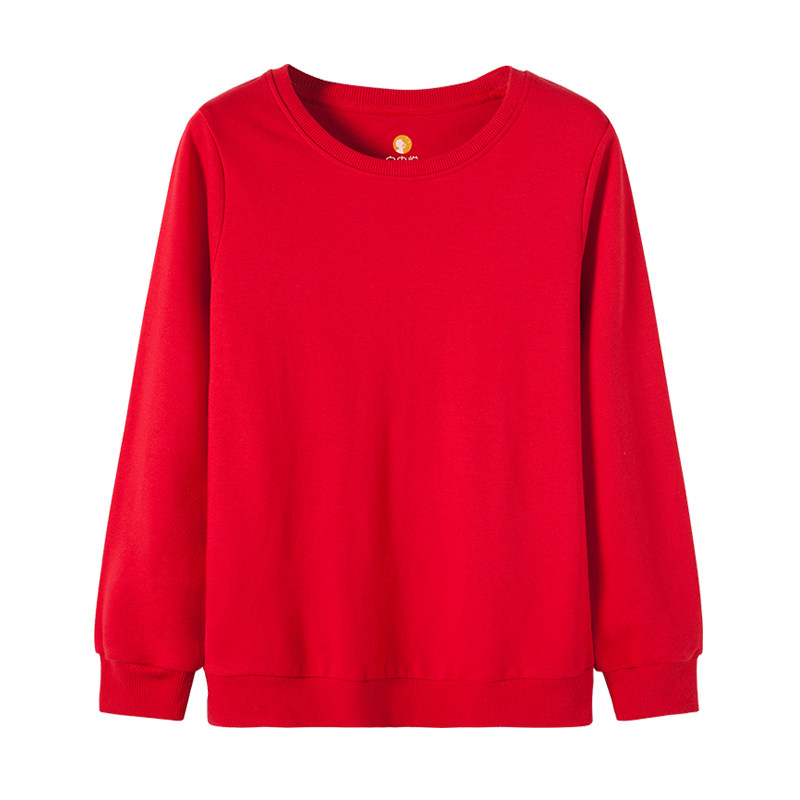 红色本命年2020新款情侣款女卫衣 自由悦卫衣/绒衫