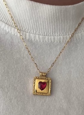 HARPIE小众镀金金色转运珠项链