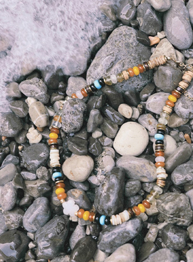 waki热情地中海串珠项链