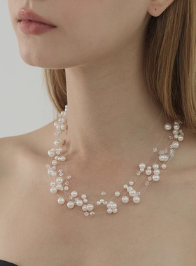 iKiCoJewelry银河满天星珍珠项链