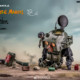 Luminous and transformable tank robot model toy