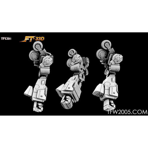 变形玩具 FansToys FT-33 计算王组合FT-33D 烙铁 MP比例G1动画版 - 图2