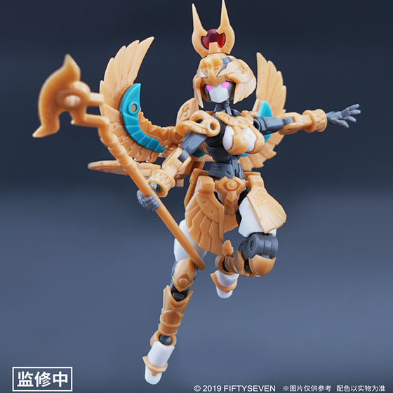 Assembled model of Guochuang mecha and puppet team Isis