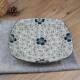 Hand-painted square flat plate plate special ceramic tableware