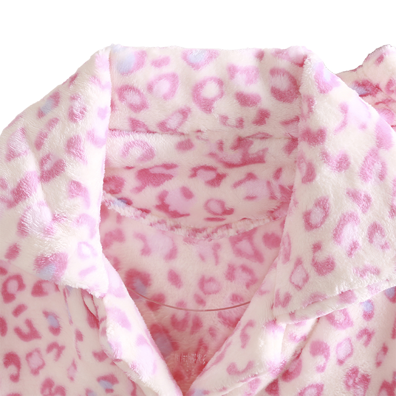 冬天粉色黛西鸭睡衣女生秋冬季珊瑚绒加绒加厚唐老鸭ins风家居服 - 图0