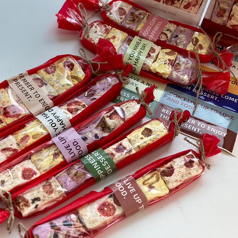 新年网红六拼雪花酥包装袋自粘袋蔓越莓曲奇小饼干分装打包袋烘焙,淘宝优惠券,粉丝福利购,淘宝优惠卷