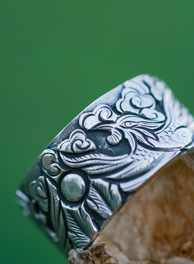 红银原创戒指女款99复古文艺霸气