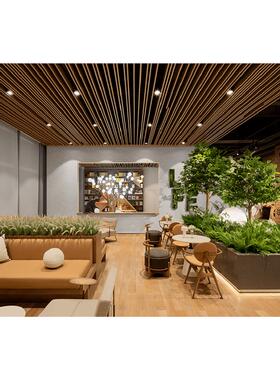 野兽花园真大型树造景绿植景观艺术中心会所图书馆生活空间景观