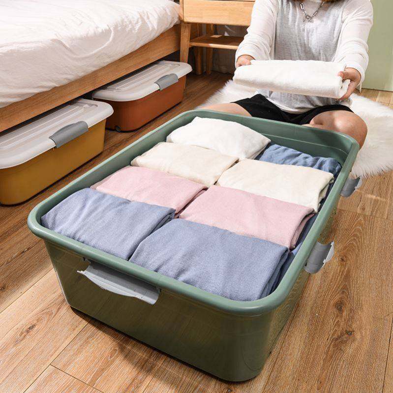 速发新疆包邮床物收纳箱带轮家用抽屉式衣服被子储下整理箱床底底,淘宝优惠券,粉丝福利购,淘宝优惠卷