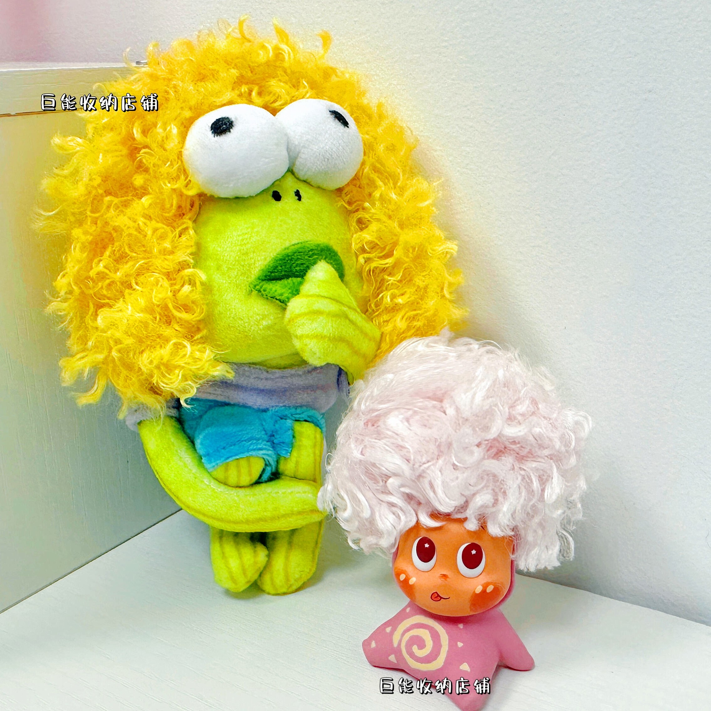 泡泡玛特crybaby哭娃萌粒爆炸头扭扭棒自制假发可爱盲盒装饰道具,淘宝优惠券,粉丝福利购,淘宝优惠卷