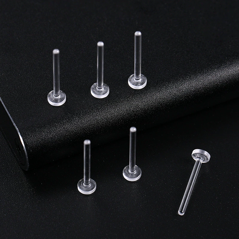 扩耳洞耳钉加长粗耳针医用透明树脂杆养耳洞隐形塑料防闭合耳棒,淘宝优惠券,粉丝福利购,淘宝优惠卷