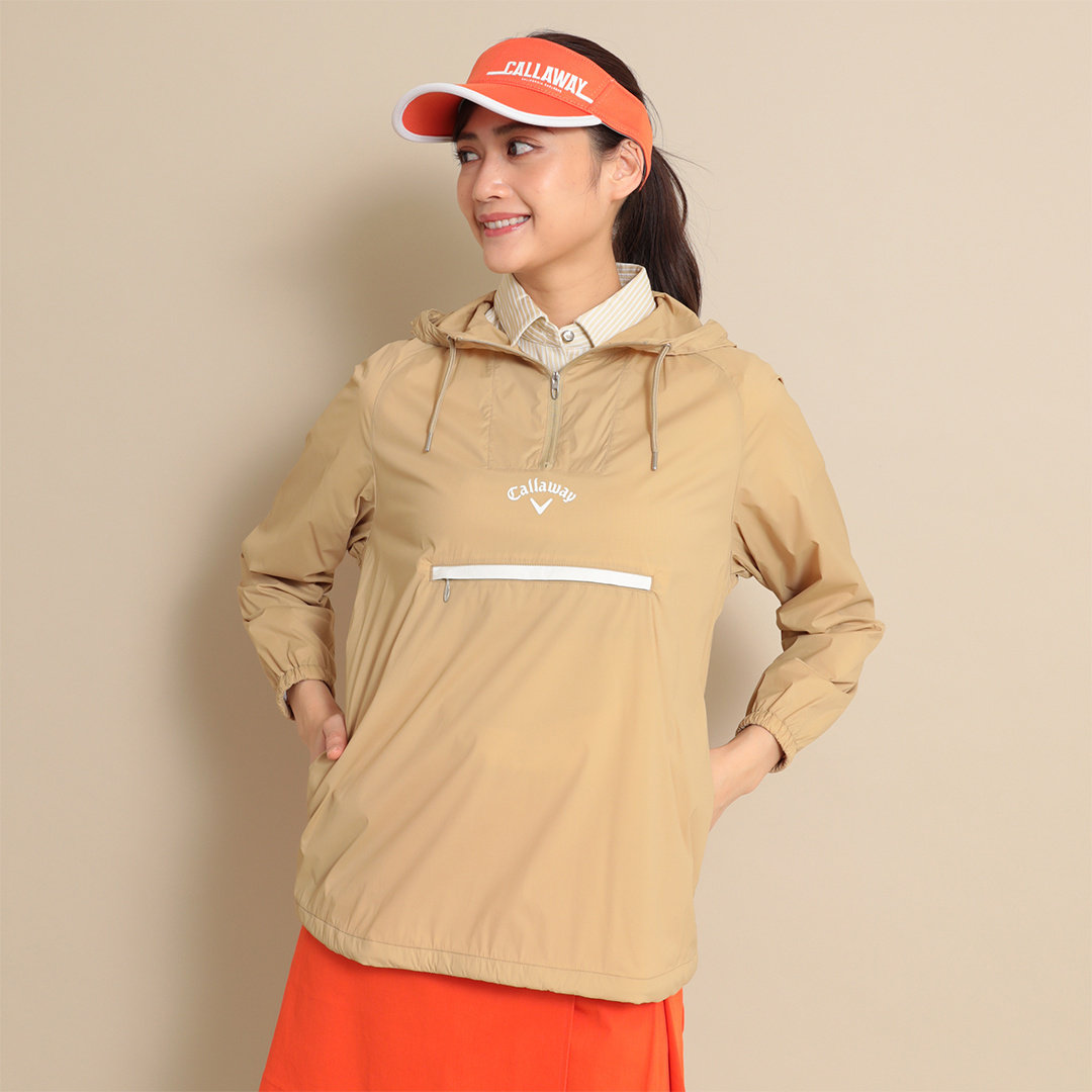 日本直邮23款c23115201卡拉威callaway 高尔夫女长袖夹克轻量外套
