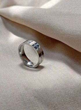 指环钛钢简约情侣现货