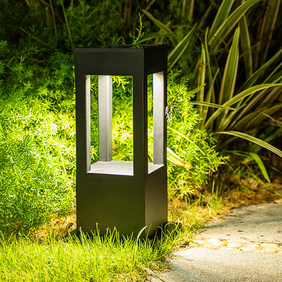 Solar simple modern style landscape outdoor lawn lamp