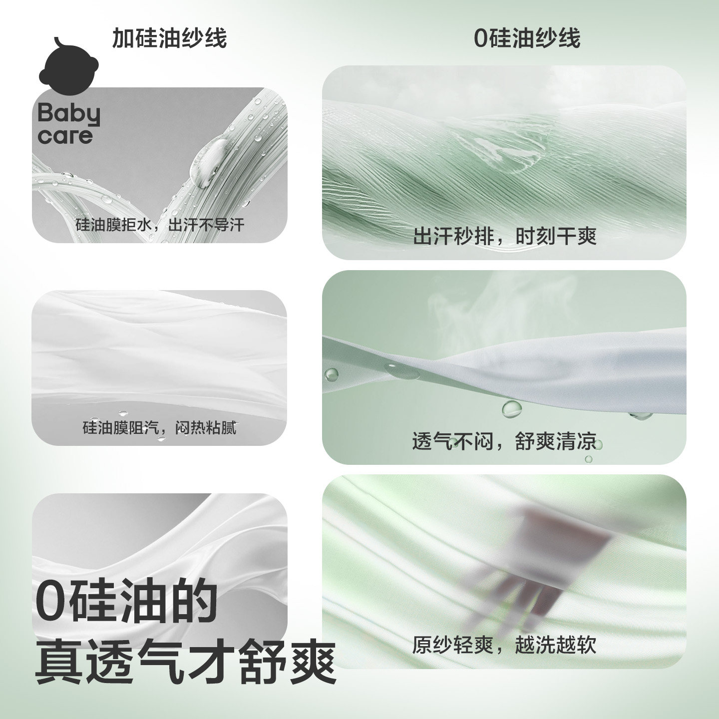 babycare婴儿睡袋春夏款四季通用纱布防踢被子小月龄一体宝宝睡袋