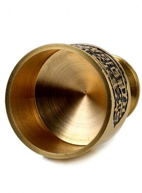 速发供佛杯杯招财进宝纯铜酒水关杯供奉仙家财神茶公铜敬杯神台贡