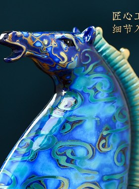速发马到成功铜马物件工艺品开业礼摆高档摆件客厅办公室桌面装饰