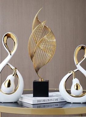 速发轻摆简约玄关乔柜创意装饰品家居客厅电视柜办公室酒迁奢件