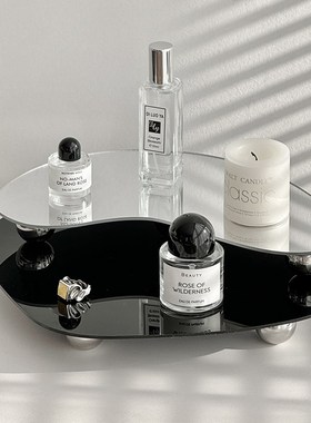 速发创力轻拍亚克意托盘多功能不规则摆件奢照道具香薰装饰品