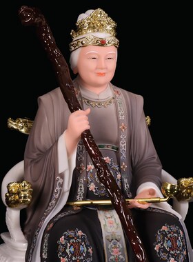 速发黑老太太雕摆黑妈妈黑用客厅祝福像件家老太汉白玉佛像人物摆