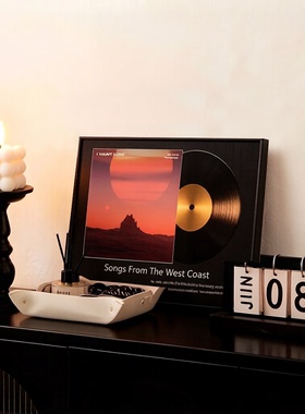 蓝色海洋中古风装饰摆件