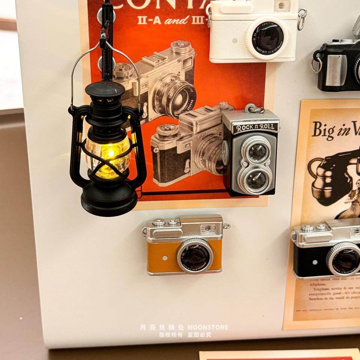 ins复古迷你相机冰箱贴磁吸单反照相机入户门洞洞板照片墙装饰,淘宝优惠券,粉丝福利购,淘宝优惠卷