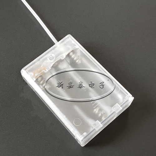 现货5号3节电池盒透明 带开关带盖AA 三节五号带线 led灯串电池座 - 图2