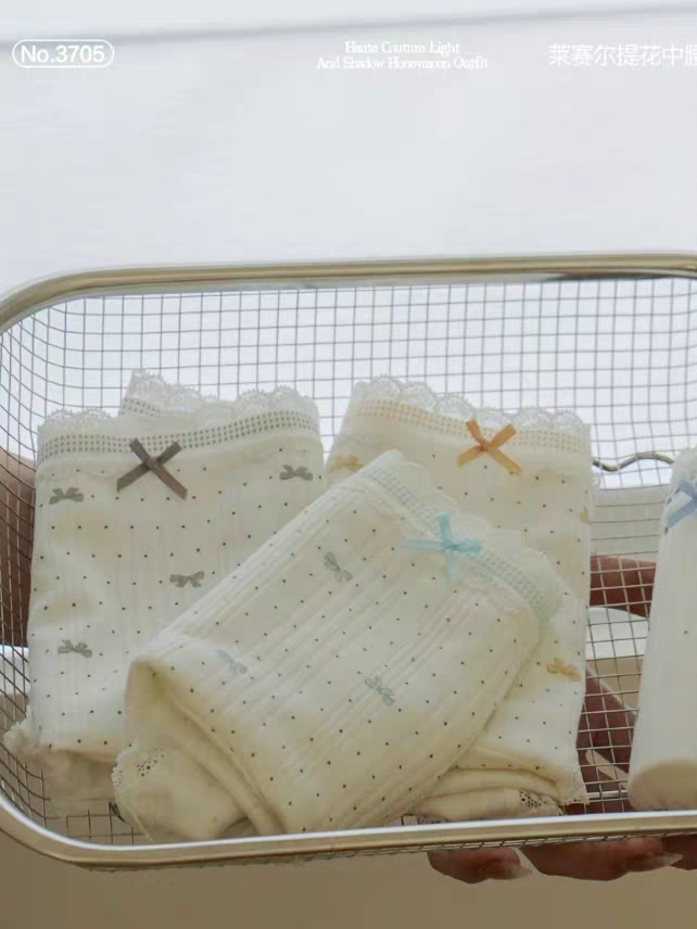 3条十足色彩3705莱赛尔呼吸棉提花内裤女轻柔弹花边包臀透气蚕丝,淘宝优惠券,粉丝福利购,淘宝优惠卷